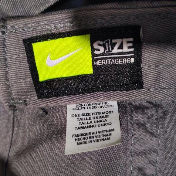 Nike baseball cap / hat grey pink - Picture 4 of 6